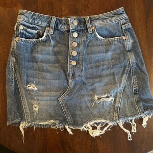 We the Free - Free people blue denim skirt
